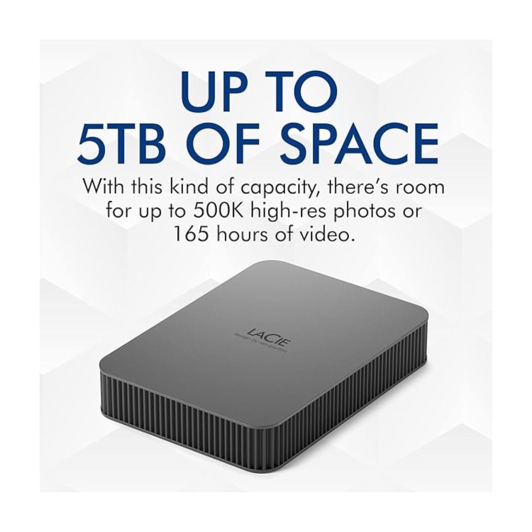 LaCie Mobile Drive Secure 4TB External Hard Drives