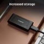 Kingston XS1000 1TB USB 3.2 Gen 2 Portable External SSD - Black