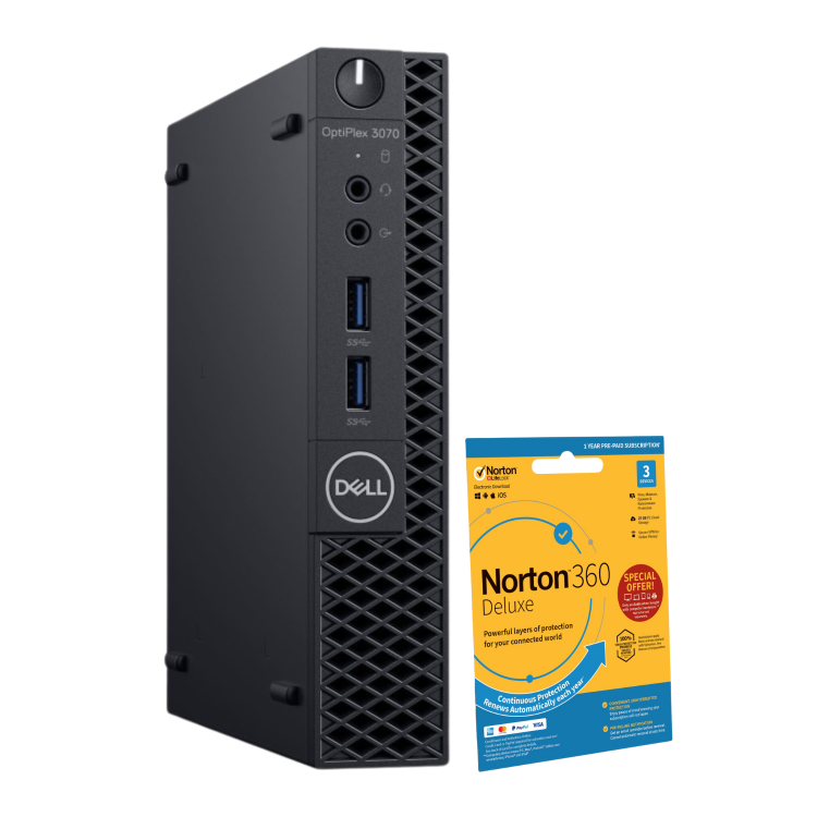 Refurbished Dell OptiPlex 3070 Intel Core i5 9th gen 16GB RAM 256GB SSD Windows 11 Pro Mini PC