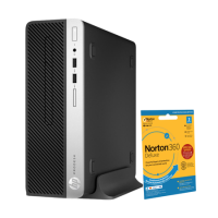 Refurbished HP ProDesk 400 G5 Core i5 8th gen 16GB RAM 256GB SSD Windows 11 Pro SFF Desktop