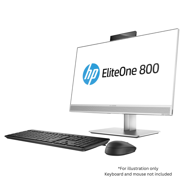 Refurbished HP EliteOne 800 G4 Core i7 8th Gen 16GB RAM 512GB SSD 24 Inch Windows 11 Pro All in One PC