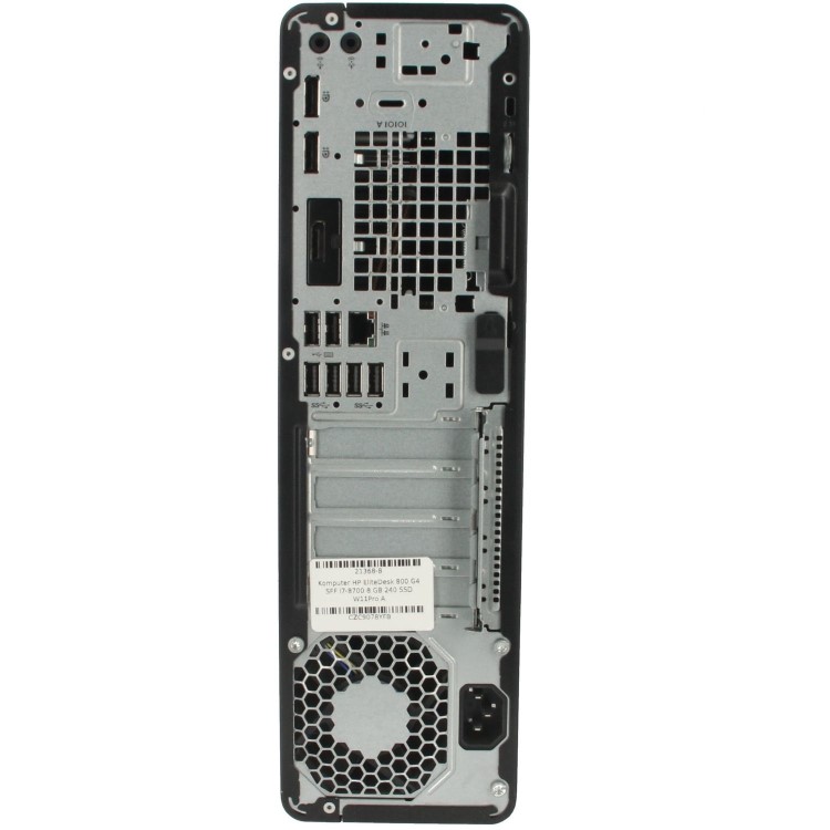 Refurbished HP EliteDesk 800 G4 SFF Core i5 8th gen 16GB RAM 256GB SSD Windows 11 Pro Desktop