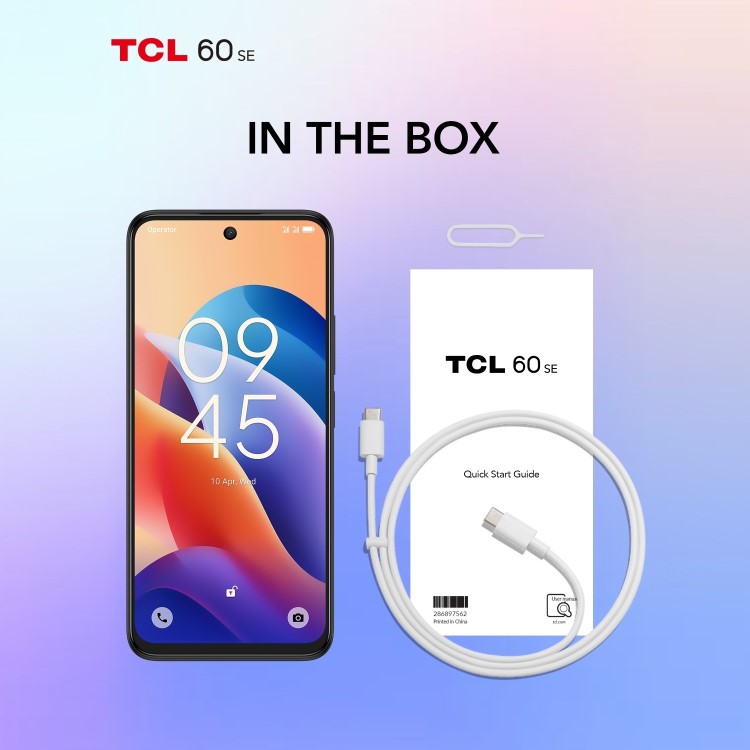 TCL 60SE Obsidian Black 6.7" 512GB 5G Unlocked & SIM Free Smartphone
