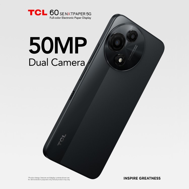TCL 60SE NXTPAPER Space Grey 6.7" 256GB 5G Unlocked & SIM Free Smartphone
