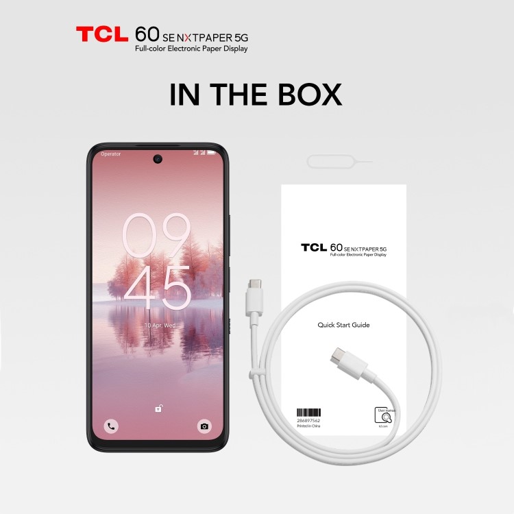 TCL 60SE NXTPAPER Space Grey 6.7" 256GB 5G Unlocked & SIM Free Smartphone