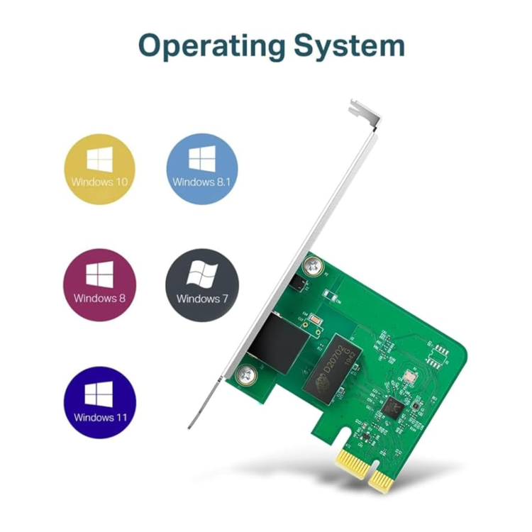 TP-Link TG-3468 10/100/1000Mbps 32-bit PCIe Gigabit Network Adapter