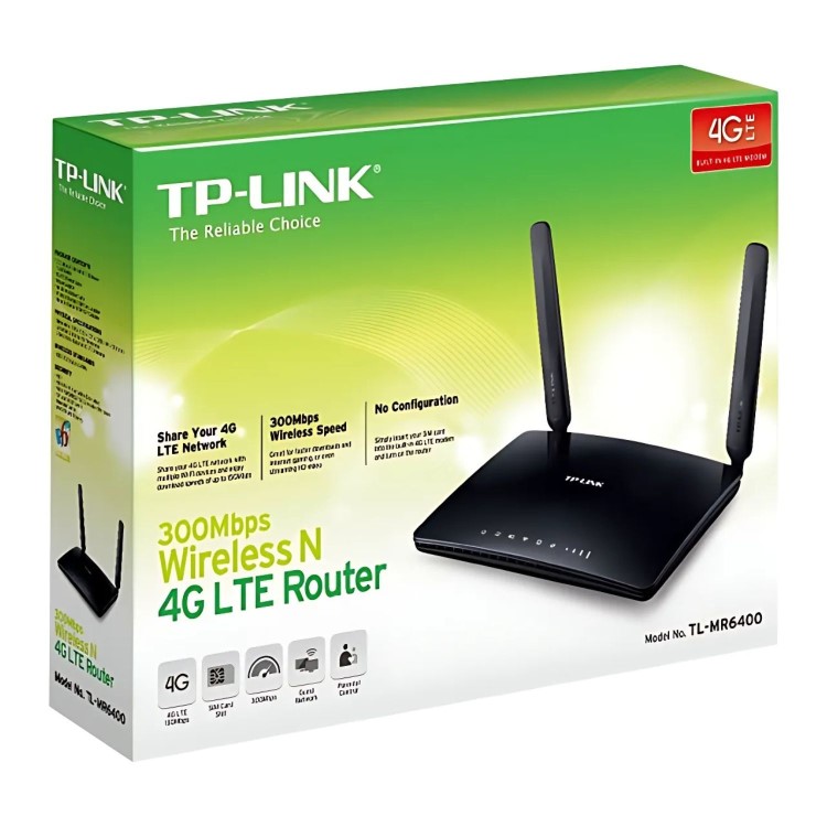 TP-Link MR6400 300Mbps Single-Band 4 Port 4G Mobile Router