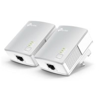 TP-Link AV600 500Mbps 1 Port Powerline Adapter - 2 Pack