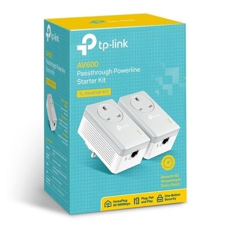 TP-LINK TL-PA4010P KIT AV600 Powerline Adapter Kit