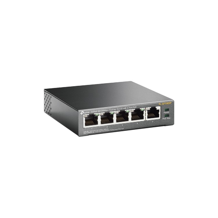 TP-Link TL-SF1005P 5-Port 10/100Mbps with 4-Port PoE Desktop Switch