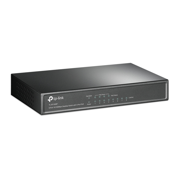 TP-Link TL-SF1008P 8-Port 10/100M Desktop PoE Switch