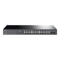 TP-Link JetStream 24-Port Gigabit Ethernet PoE L2 Rack-mountable Managed Switch