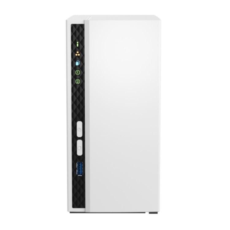 QNAP TS-233 2GB RAM with 16TB Installed Storage 2 Bay SATA Desktop NAS