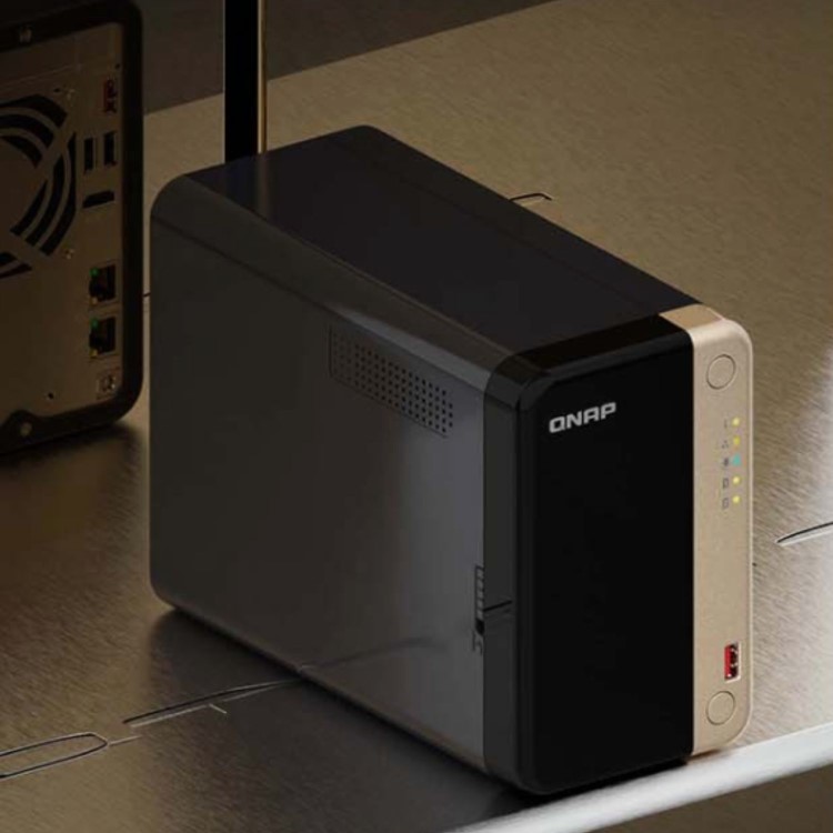 QNAP TS-264 8GB RAM with 20TB Installed Storage 2 Bay SATA Desktop NAS