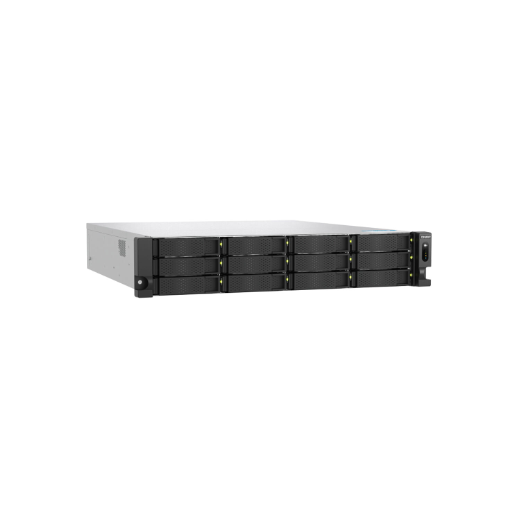 QNAP TS-h1277AXU-RP-R5-16G 16GB RAM 12 Bay Rackmount NAS Expansion Enclosure 