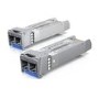 Ubiquiti UACC-OM-SM-10G-D-2 10-Gigabit Singlemode Fibre SFP+ Transceiver - 2 Pack