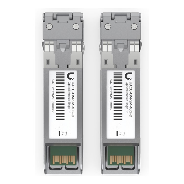 Ubiquiti UACC-OM-SM-10G-D-2 10-Gigabit Singlemode Fibre SFP+ Transceiver - 2 Pack