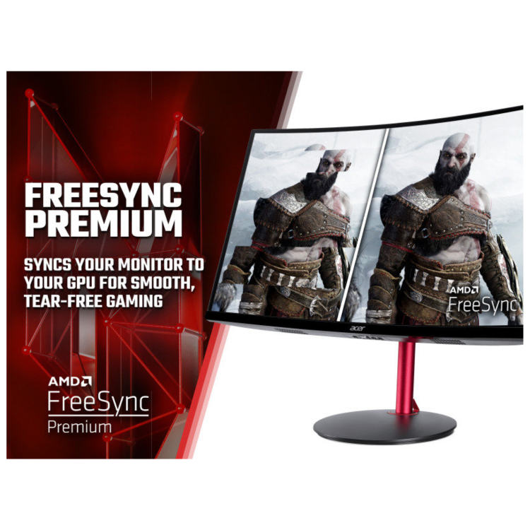 Acer Nitro XZ272S3 27" VA Full HD 180Hz 1ms FreeSync Curved Gaming Monitor