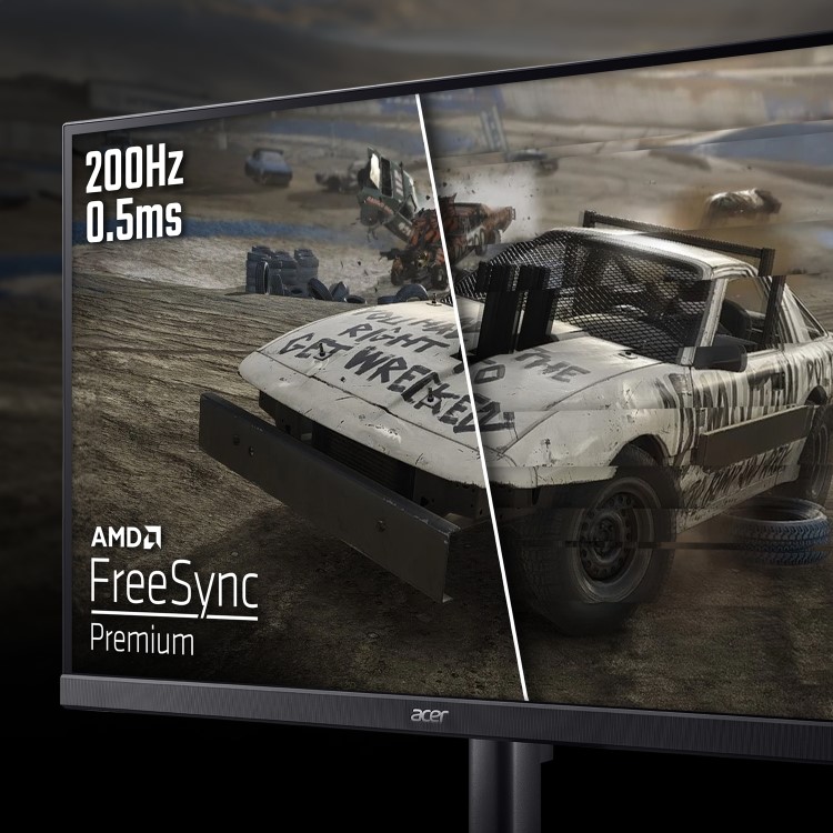 Acer Nitro KG241YX3bip 24" VA Full HD 200Hz 0.5MS Gaming Monitor