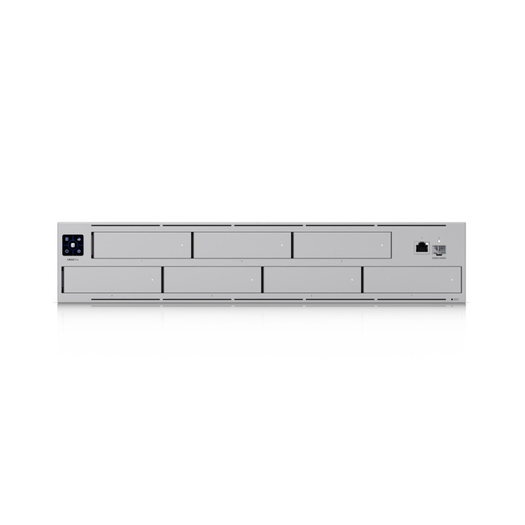 Ubiquiti 2U rack-mount NAS with (7) 2.5/3.5  drive bays and 10 Gbps performance