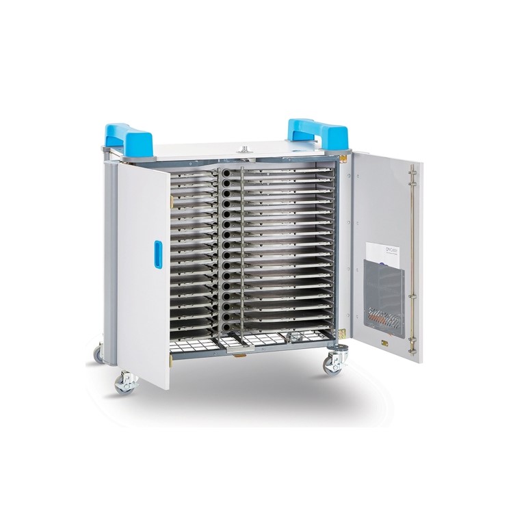 LapCabby UniCabby 32H 32 Laptops or Chromebooks and Tablets up to 14" Charging Trolley