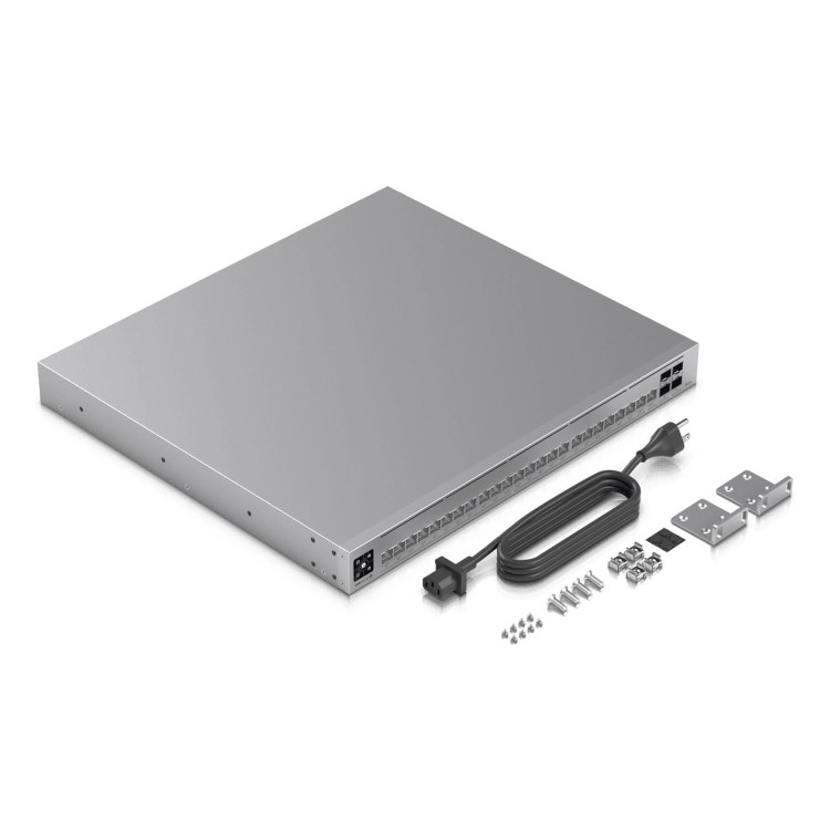 Ubiquiti UniFi Pro HD 24 PoE L2/L3 2.5G Ethernet (100/1000/2500) Power over Ethernet (PoE) 1U Grey