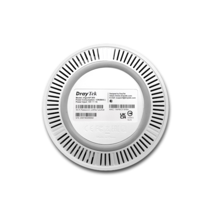 DrayTek VigorAP 805 Wi-Fi 6 Mesh AX3000 Wireless Access Point