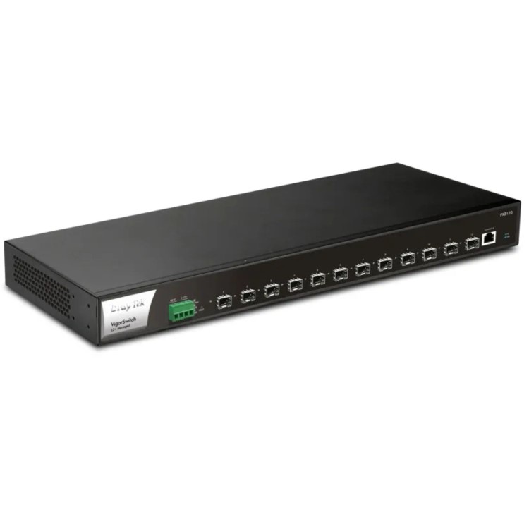 Draytek VigorSwitch FX2120 12 ports Managed Rack-Mountable Network Switch
