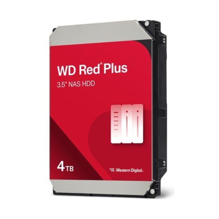 Western Digital 4TB RED PLUS 256MB CMR 3.5IN