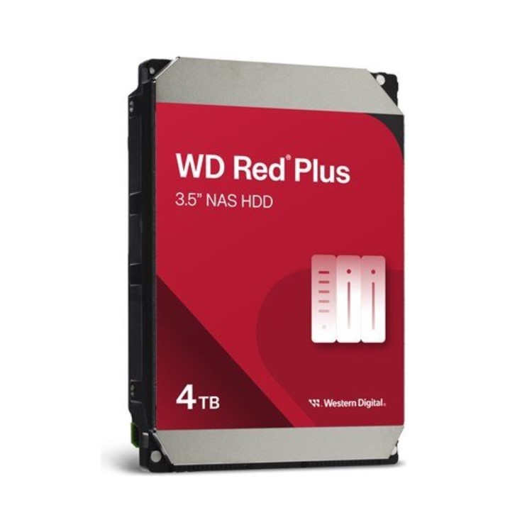 Western Digital 4TB RED PLUS 256MB CMR 3.5IN