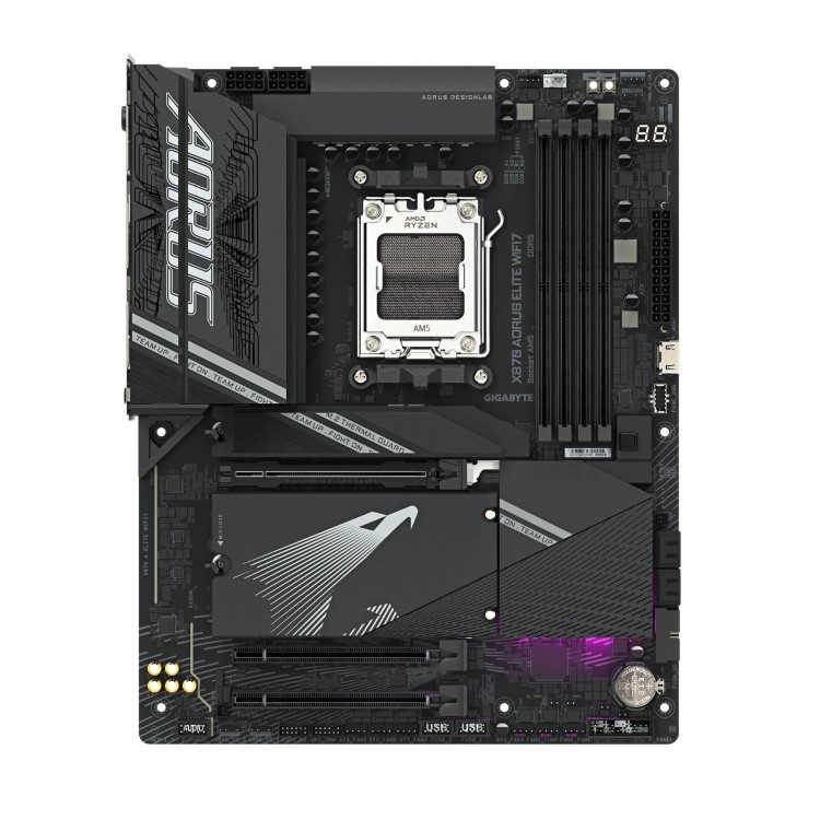 Gigabyte X870 Aorus Elite WIFI7 AMD AM5 DDR5 ATX Motherboard