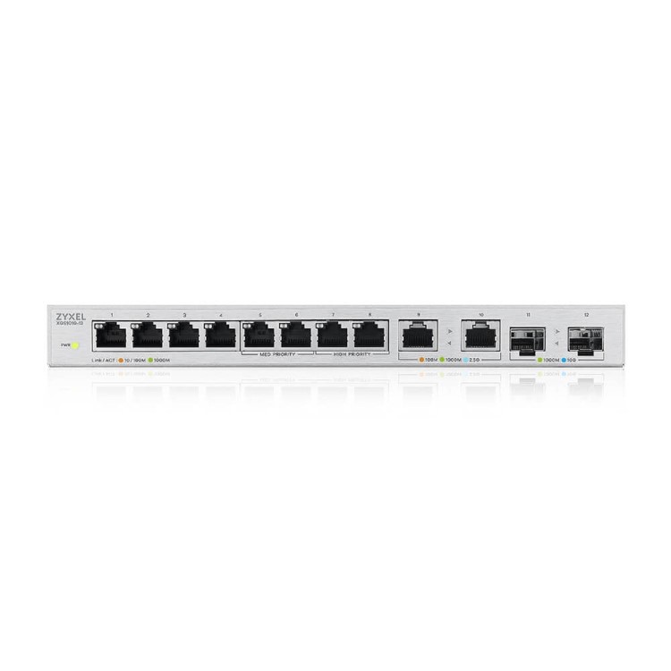 Zyxel 12 Ports with 2-Port 2.5G and 2-Port 10G SFP+ Unmanaged Multi-Gigabit Switch