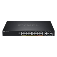 Zyxel XGS2220-30HP NebulaFlex Pro 24-Port Layer 3 Managed Rackmount Gigabit PoE+ Switch