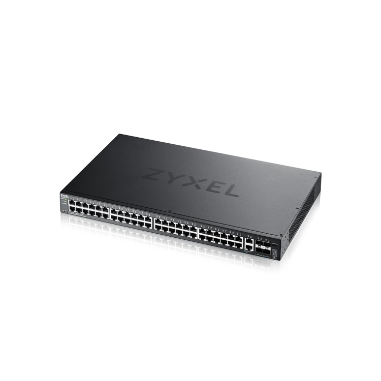 Zyxel XGS2220-54 NebulaFlex Pro 48-Port Layer 3 Managed Rackmount Gigabit Switch