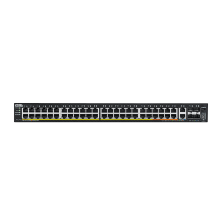 Zyxel XGS2220-54FP NebulaFlex Pro 48-Port Layer 3 Managed Rackmount Gigabit PoE+ Switch