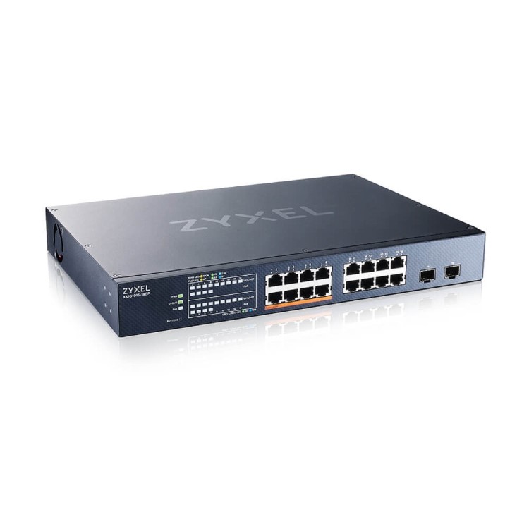 Zyxel XMG1915-18E Series 16-Port Gigabit Ethernet PoE L2 Rack-mountable Managed Switch