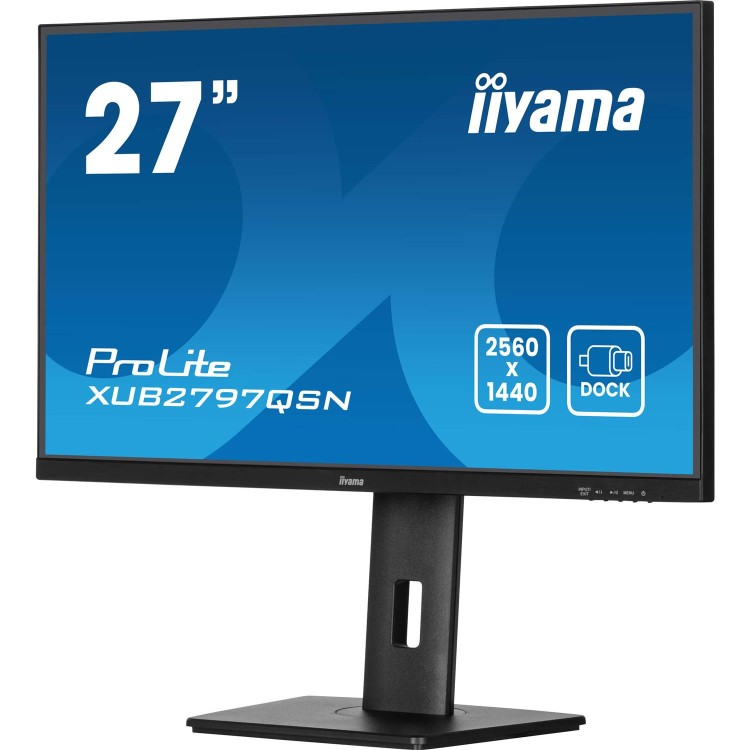 iiyama ProLite XUB2797QSN 27" IPS QHD 100Hz USB-C Height-Adjustable Monitor