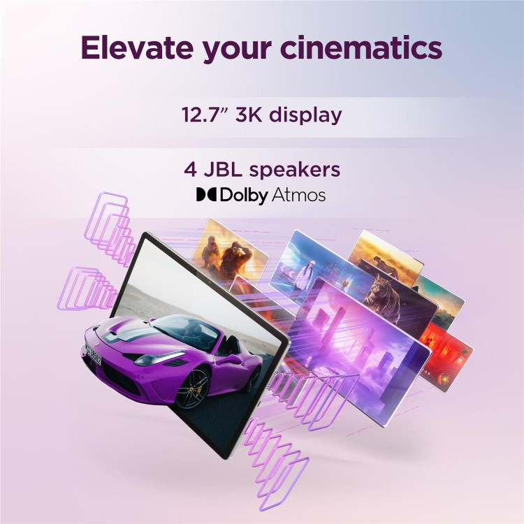 Lenovo Idea Tab Pro 12.7" Luna Grey 128GB Wi-Fi Tablet with Pen