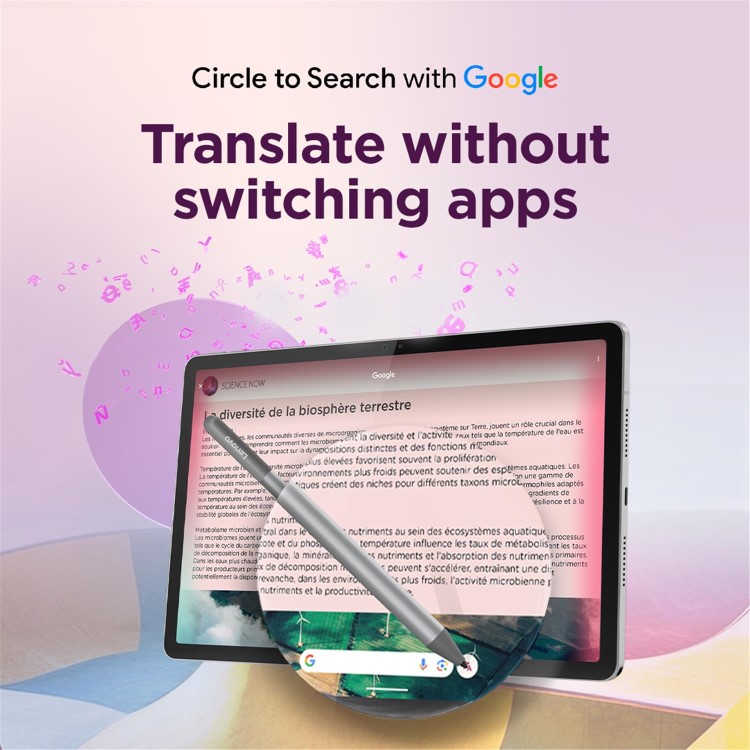 Lenovo Idea Tab 11" Luna Grey 128GB Wi-Fi Tablet with Pen