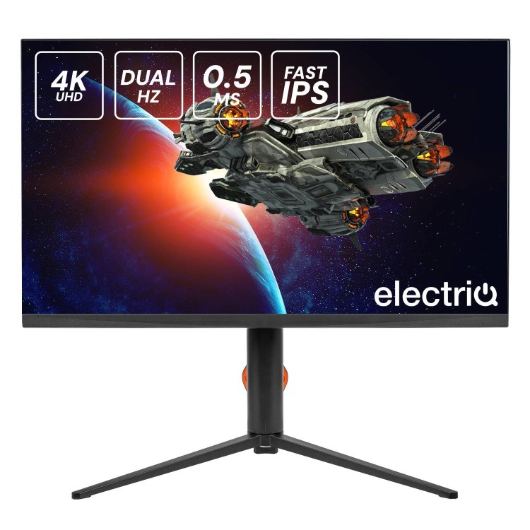 electriQ 27" Fast IPS Dual-Mode 4K at 160Hz Full HD at 320Hz 0.5ms Gaming Monitor