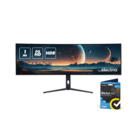 electriQ 49" IPS 5K DQHD 144Hz 1ms Super UltraWide Curved Gaming Monitor