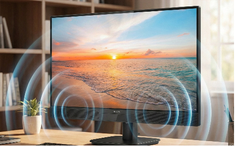 Built-in stereo speakers for multimedia