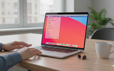 Step 2. Click the Apple Menu:  