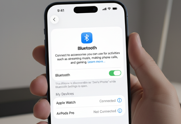 1. Open Bluetooth Settings