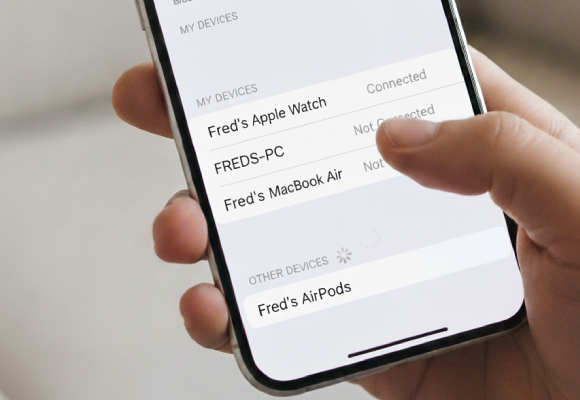 3. Select Your AirPods: 