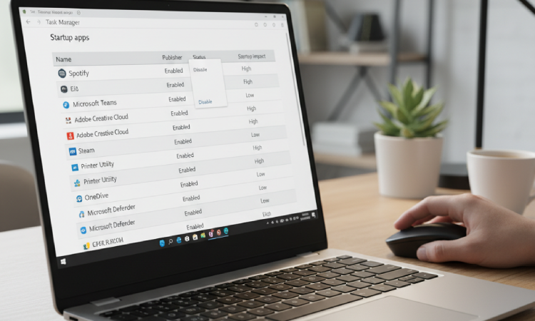 1. Stop Programs Running at Startup